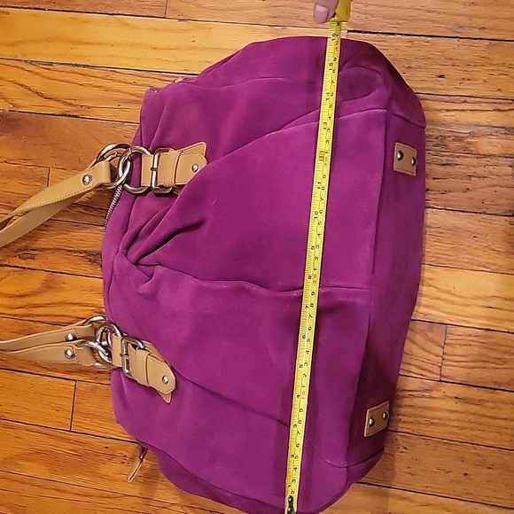 NWT Suede satchel bag by Nine West. - Picture 8 of 13